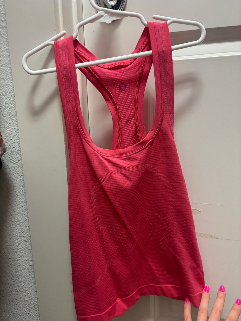 lululemon athletica Pink Racerback Tank Top